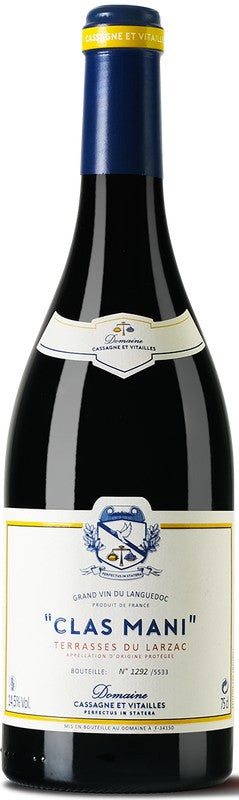 Terrasses du Larzac Clas Mani - 2020 - Domaine Cassagne et Vitailles