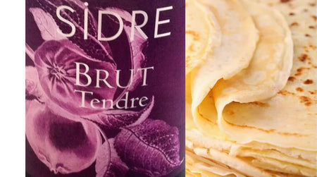 Accord parfait : crêpes et Cidre Brut Tendre d’Eric Bordelet