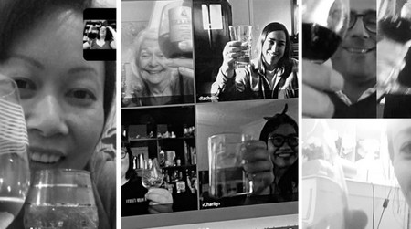 L’apéro à distance pendant le confinement
