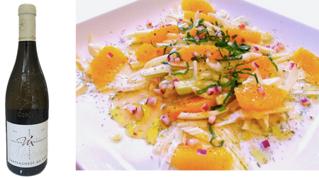 Salade de fenouil confit au miel